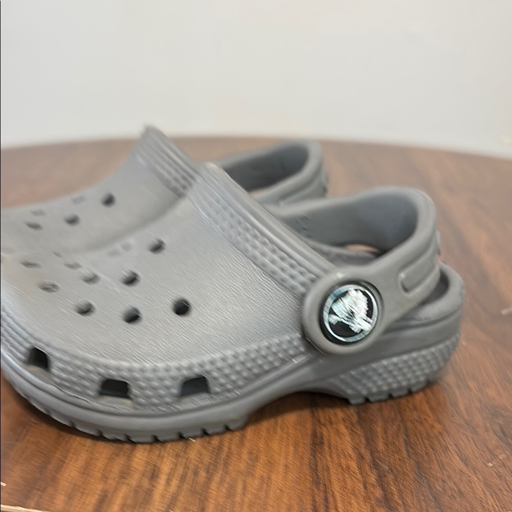 Kids Gray Crocs Clogs